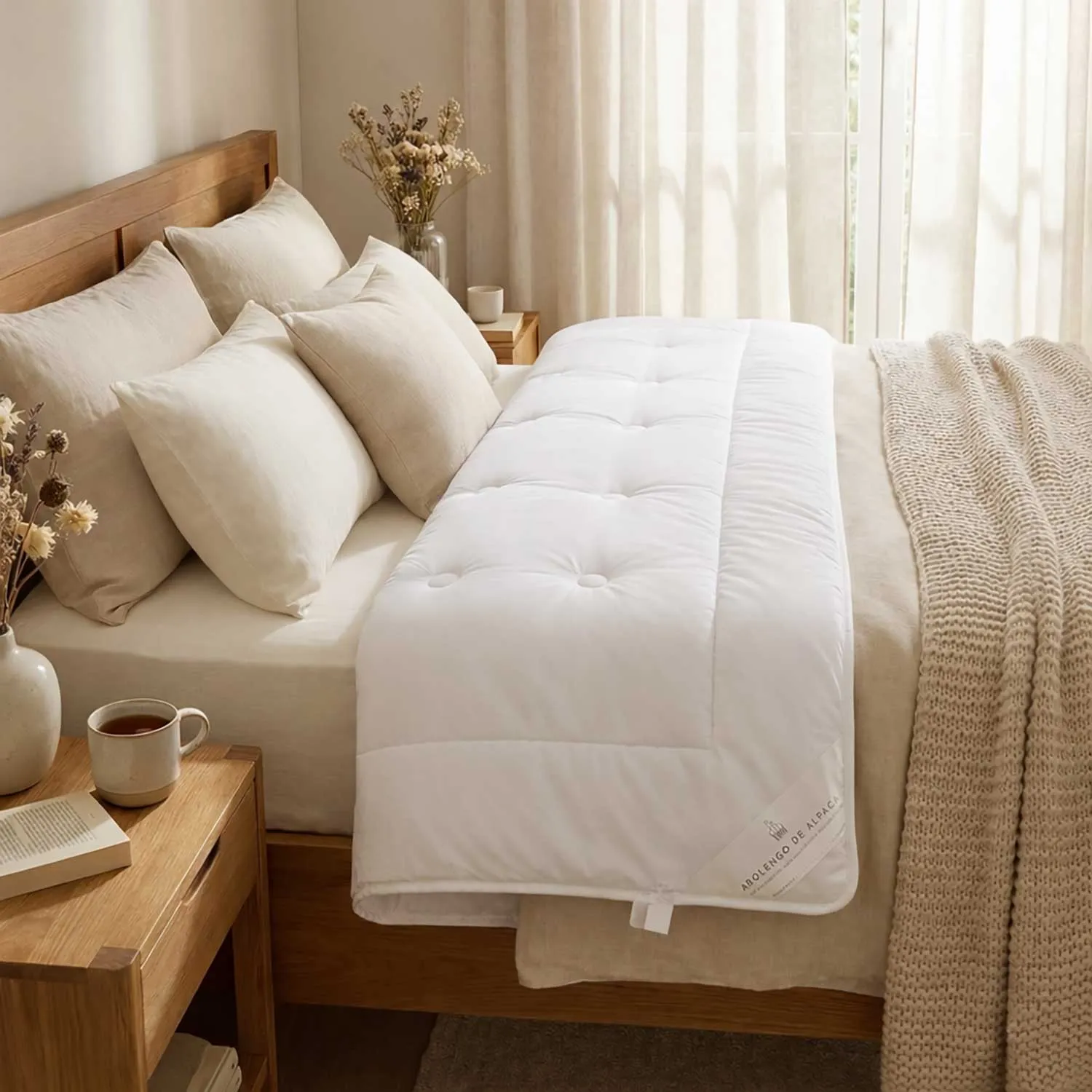 Alpaka Mono - Decke "Ganzjahresdecke"