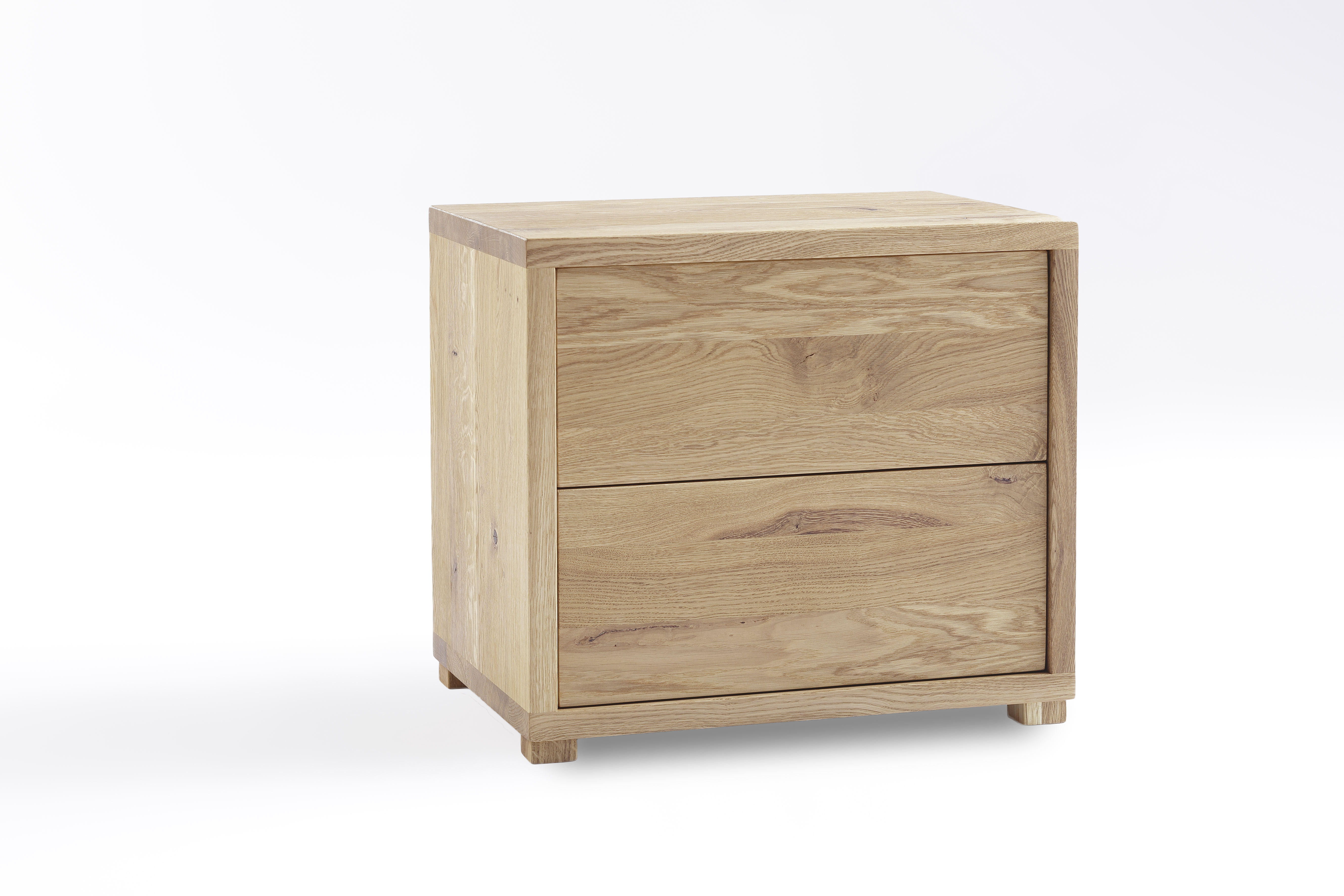 Nachttisch mit zwei Schubladen