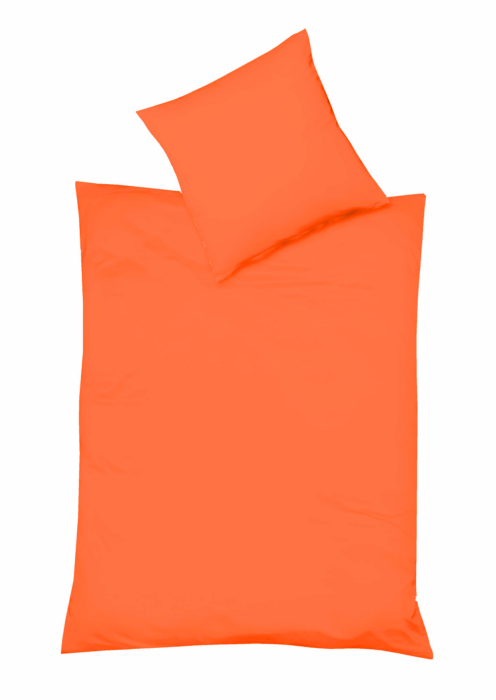 Halbleinen-Bettwaesche-uni-orange