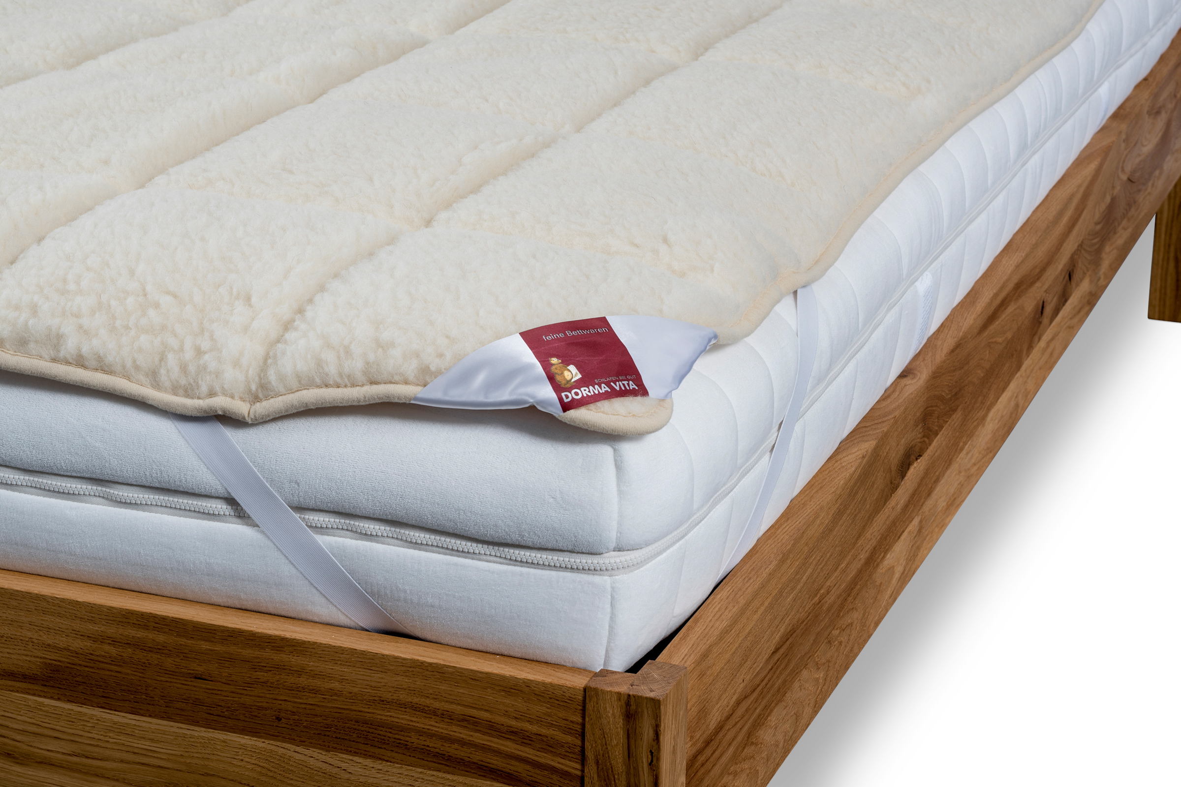 Flor - Schafschurwoll Unterbett