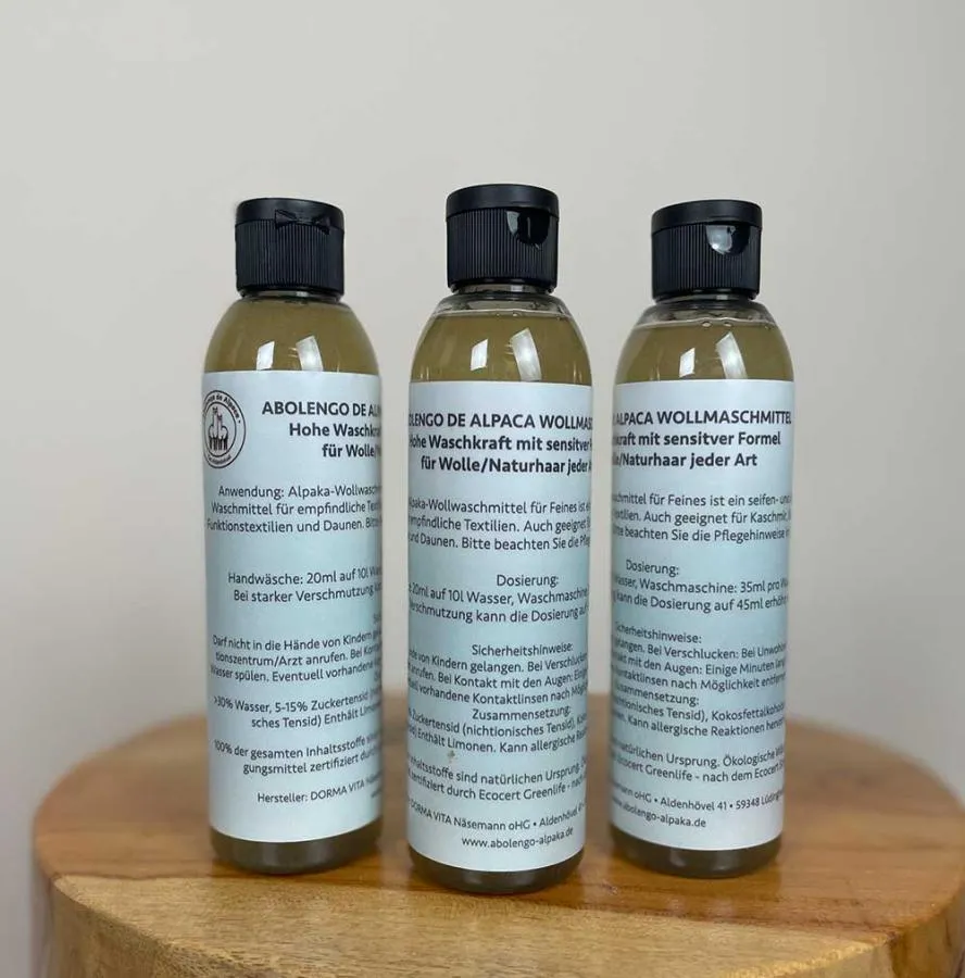 Ökologisches Alpaka Wollwaschmittel