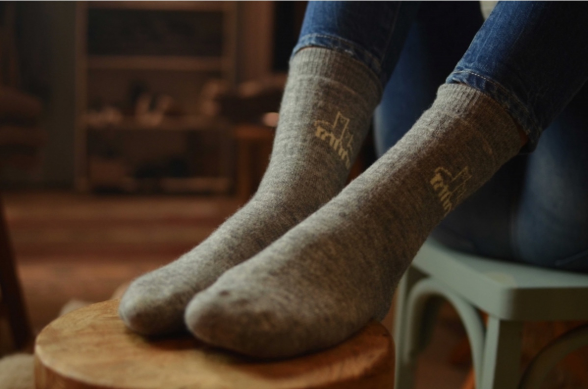 Alpaka-Socken-fein-weich