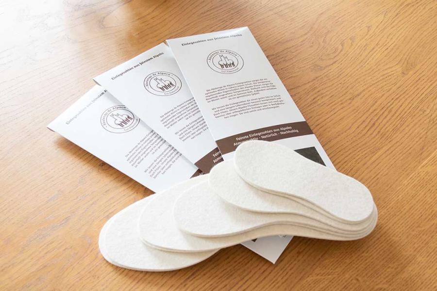 Naturweiße Premium Schuheinlagen