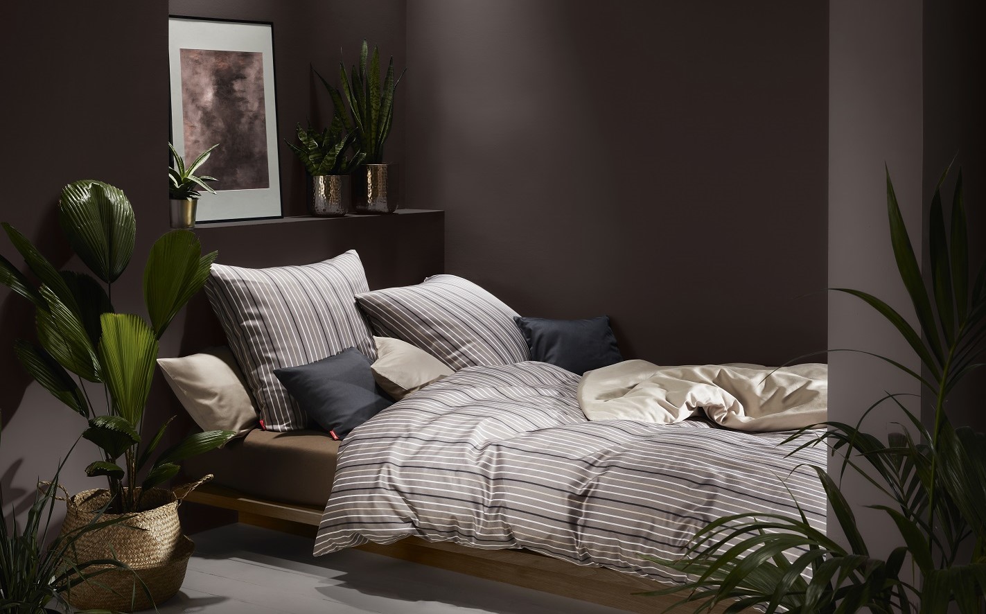 gestreifte-Satin-Bettwaesche-chocolate-mit-ReissverschlussbbyW1r5vK6N06 gestreifte Mako Satin Bettwäsche